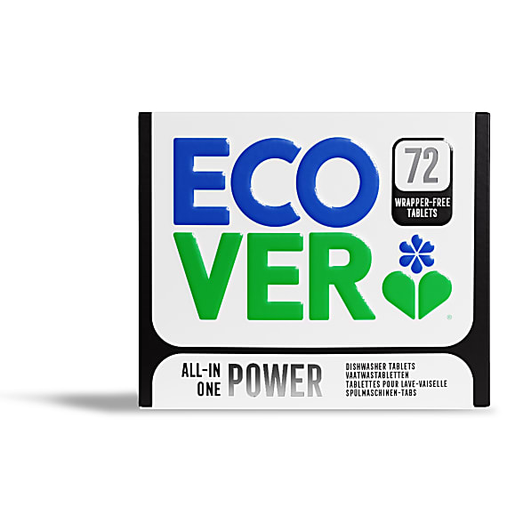 Wrapper Free All In One Power Dishwasher Tablets - 72