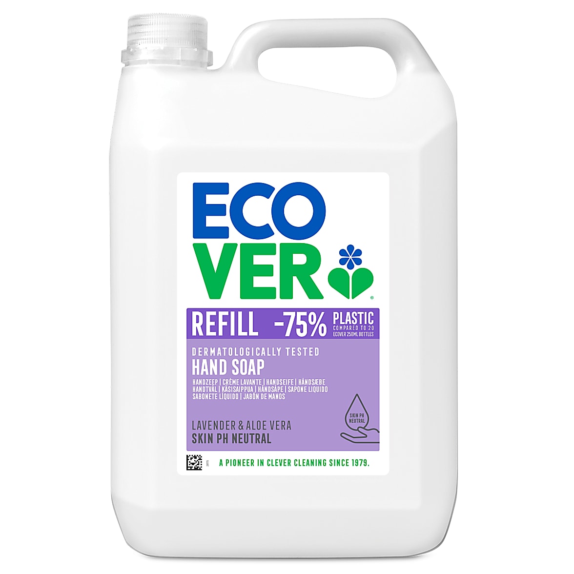Ecover Lavender Hand Soap Refill 5L 5 Litres of Ecover Lavender Hand