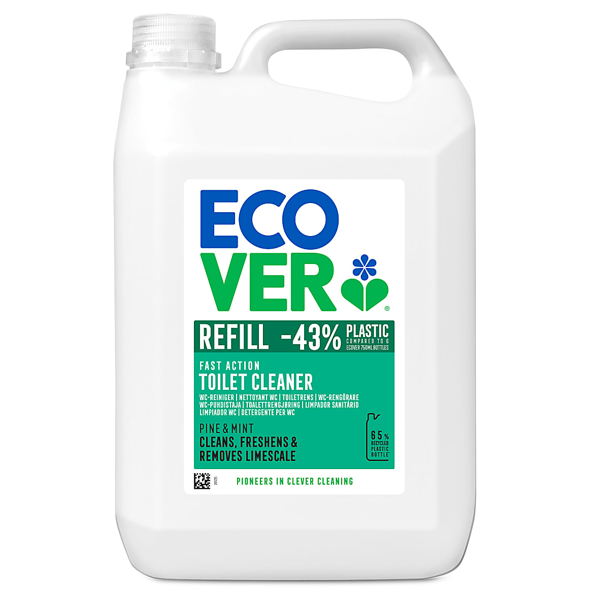 Ecover Toilet Cleaner 5 Litre Pine Fresh Toilet Bowl Cleaner